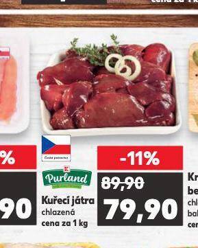 Kaufland Kuřecí játra nabídka