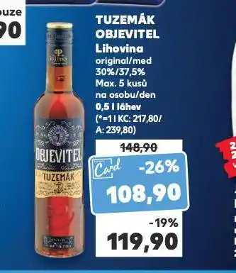 Kaufland Tuzemák objevitel nabídka