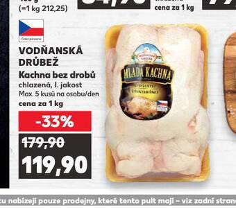 Kaufland Kachna bez drobů nabídka
