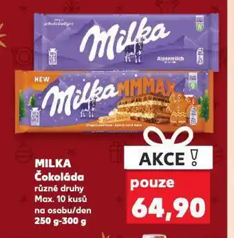 Kaufland Milka čokoláda nabídka