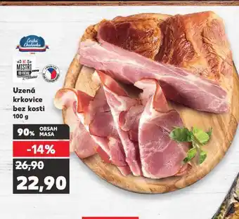 Kaufland Uzená krkovice bez kosti nabídka