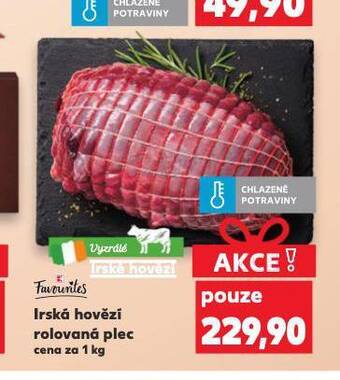 Kaufland Irská hovězí rolovaná plec nabídka