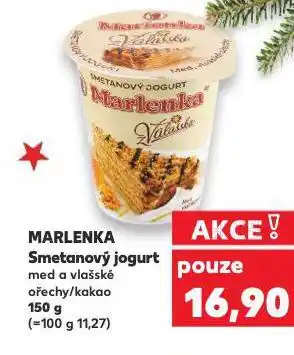 Kaufland Marlenka smetanový jogurt nabídka