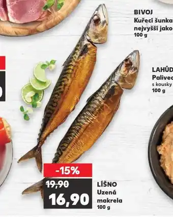 Kaufland Uzená makrela nabídka