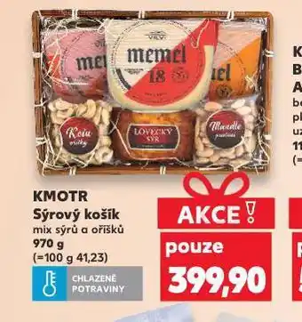 Kaufland Kmotr sýrový košík nabídka
