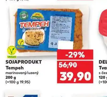 Kaufland Sojaprodukt tempeh nabídka