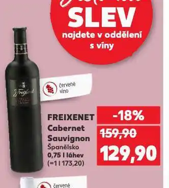 Kaufland Freixenet cabernet sauvignon nabídka