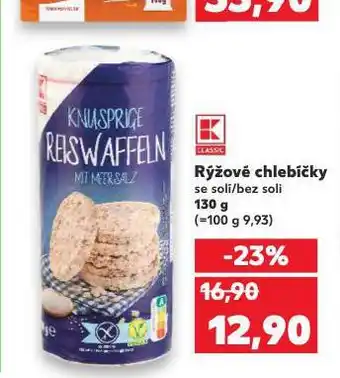 Kaufland Rýžové chlebíčky nabídka