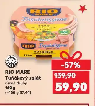 Kaufland Rio mare tuňákový salát nabídka