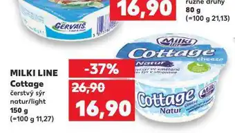 Kaufland Milki line cottage nabídka