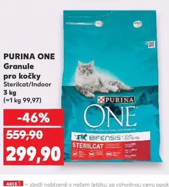Kaufland Purina one granule pro kočky nabídka