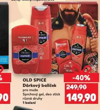 Kaufland Old spice dárkový balíček nabídka