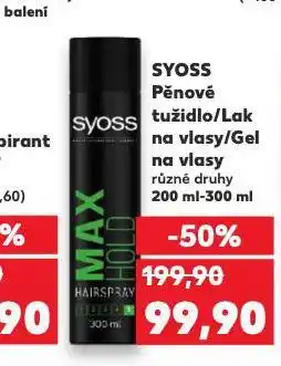 Kaufland Syoss pěnové tužidlo nabídka