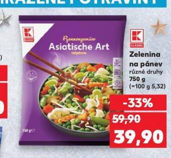 Kaufland Zelenina na pánev nabídka