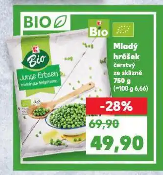 Kaufland Mladý hrášek nabídka