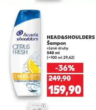 Kaufland Head & shoulders šampon nabídka