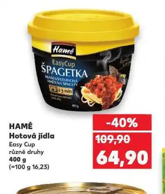 Kaufland Hamé hotová jídla nabídka