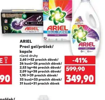 Kaufland Ariel prací prostředek nabídka