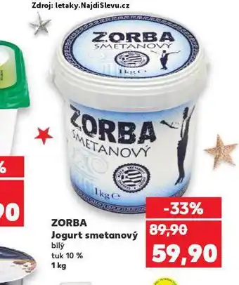 Kaufland Zorba jogurt nabídka