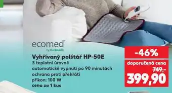 Kaufland Vyhřívaný polštář nabídka