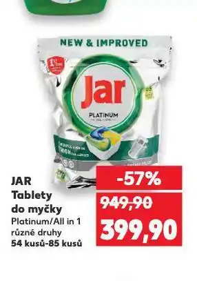 Kaufland Jar tablety do myčky nabídka