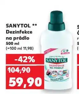 Kaufland Sanytol dezinfekce na prádlo nabídka