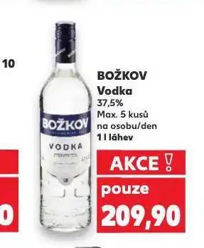 Kaufland Božkov vodka nabídka