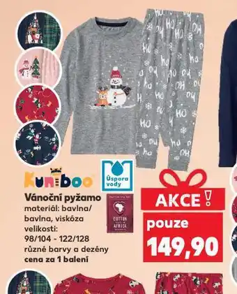 Kaufland Vánoční pyžamo nabídka