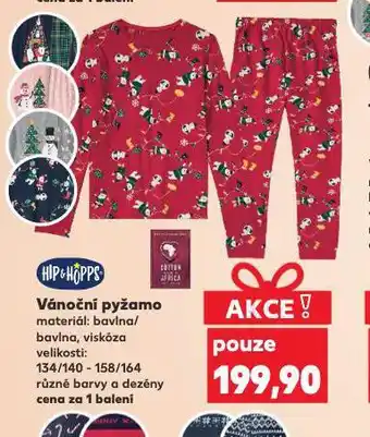 Kaufland Vánoční pyžamo nabídka