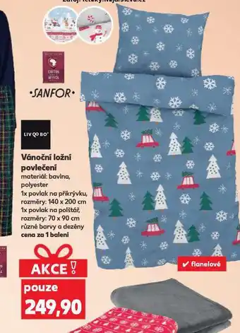 Kaufland Vánoční ložní povlečení nabídka