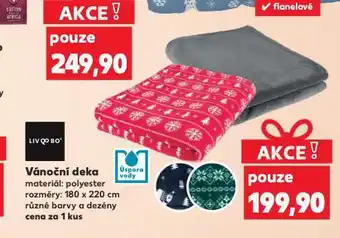 Kaufland Vánoční deka nabídka