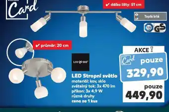 Kaufland Led stropní světlo nabídka
