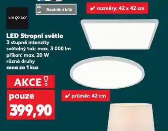 Kaufland Led stropní světlo nabídka