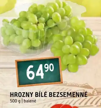 Terno HROZNY BÍLÉ BEZSEMENNÉ nabídka