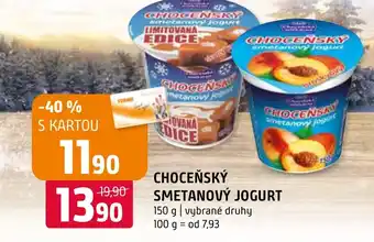 Terno CHOCEŇSKÝ SMETANOVÝ JOGURT nabídka