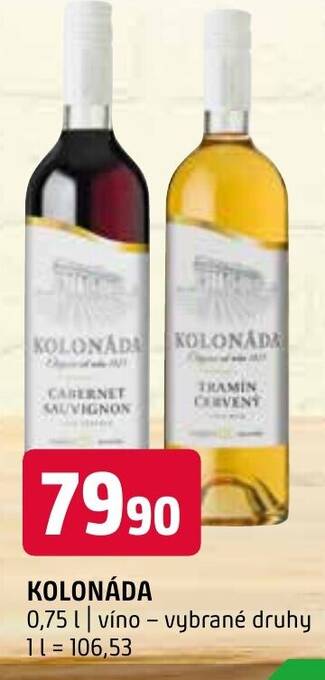Terno KOLONÁDA 0.75L nabídka
