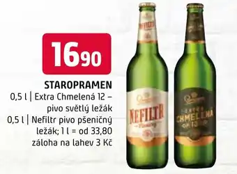Terno STAROPRAMEN 0,5L nabídka