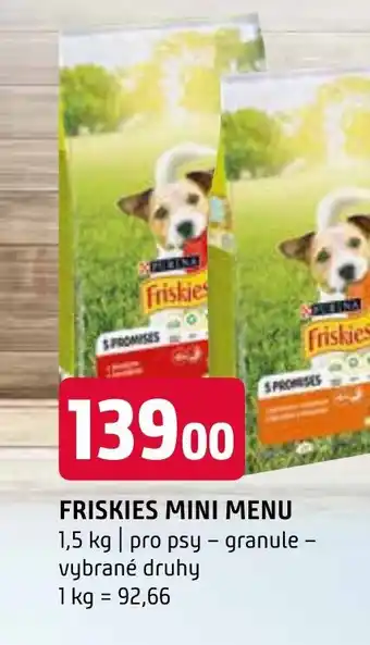 FRISKIES MINI MENU