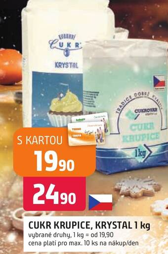 Trefa CUKR KRUPICE, KRYSTAL 1 kg nabídka