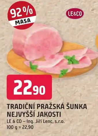 Trefa TRADIČNÍ PRAŽSKÁ ŠUNKA NEJVYŠŠÍ JAKOSTI nabídka