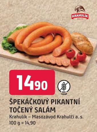 Trefa ŠPEKÁČKOVÝ PIKANTNÍ TOČENÝ SALÁM nabídka