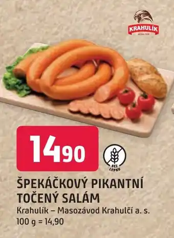 ŠPEKÁČKOVÝ PIKANTNÍ TOČENÝ SALÁM