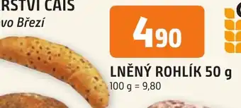 LNĚNÝ ROHLÍK 50 g