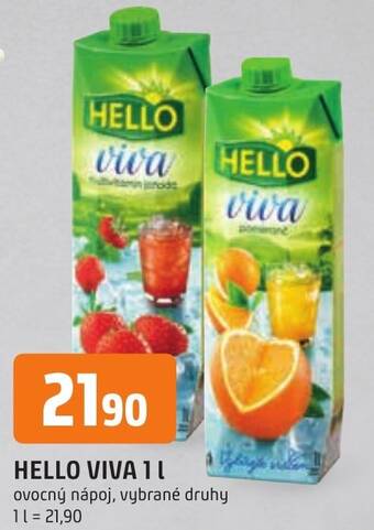 Trefa HELLO VIVA 1 l nabídka