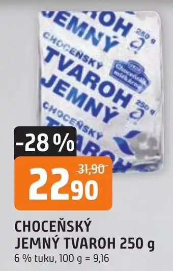 Trefa CHOCEŇSKÝ JEMNÝ TVAROH 250 g nabídka