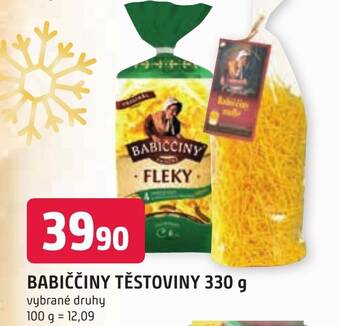 Trefa BABIČČINY TĚSTOVINY 330 g nabídka