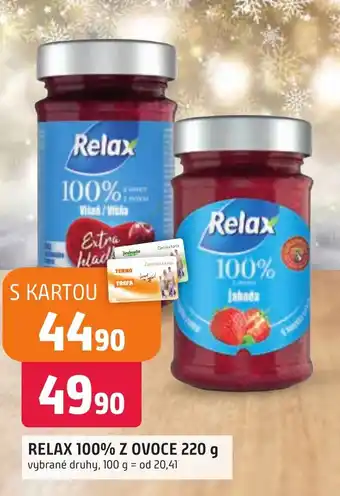 Trefa RELAX 100% Z OVOCE 220 g nabídka