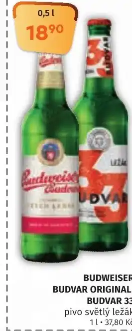 BUDWEISER BUDVAR ORIGINAL, BUDVAR 33
