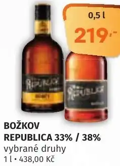 Trefa BOŽKOV REPUBLICA 33% / 38% nabídka
