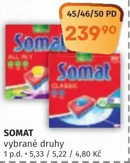 Trefa SOMAT vybrané druhy nabídka